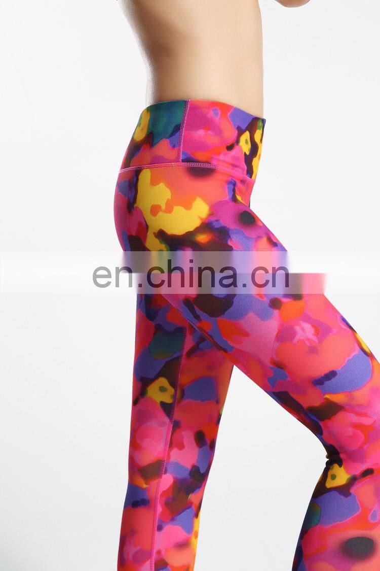 custom made sublimation yoga pants wholesale