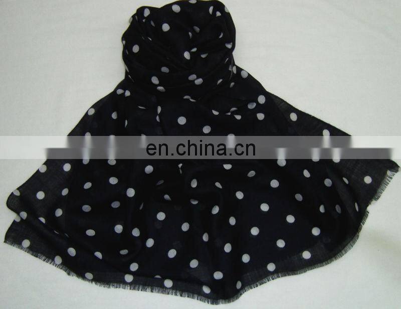 Polka dot prints pashmina scarves