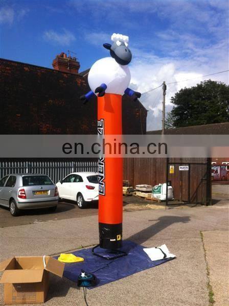 Inflatable sheep animal lamp post with light for decoration