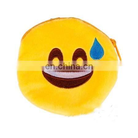OEM&ODM Accepted Cheap Wholesale Custom Emoji Plush Keychain