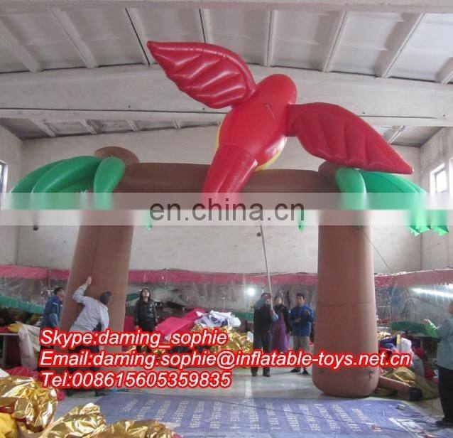 PVC Inflatable Arch Entrance for Outdoors Advertising with Free Logos
