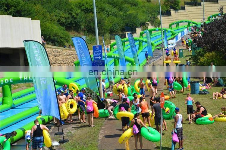 PVC tarpaulin slip and slide for adult slip mat