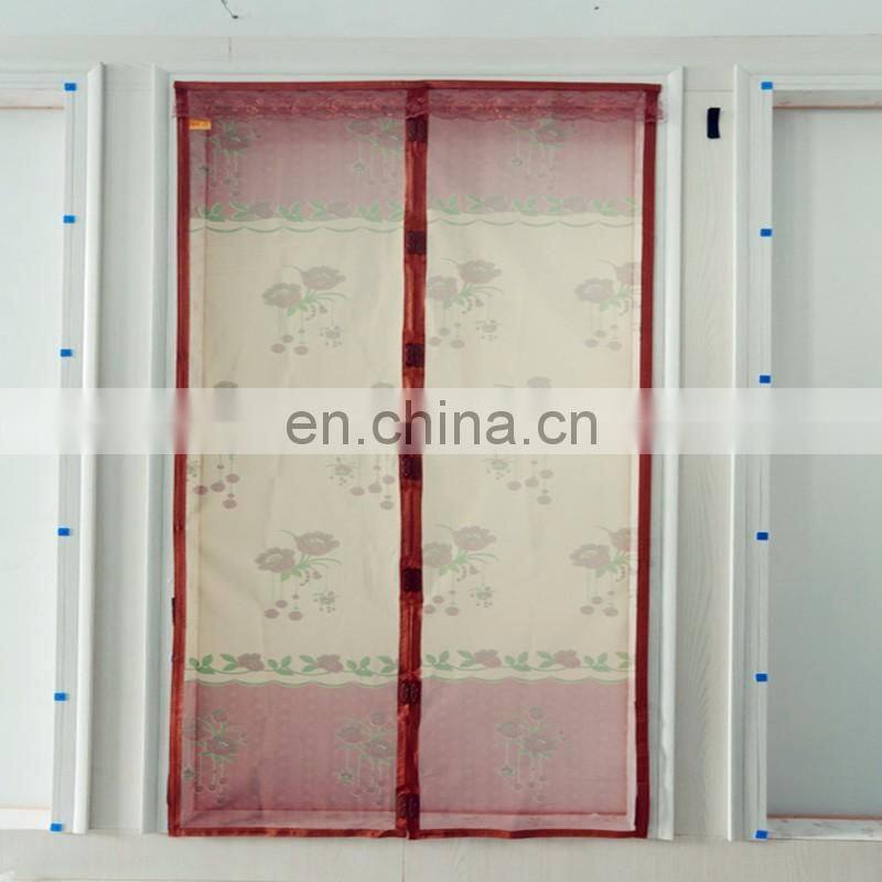 The high quality products of Pure color magic screen mosquito netting with magnets for windows