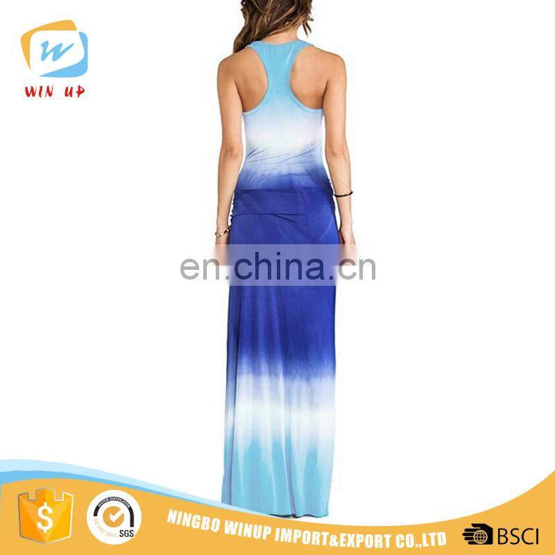 2016 Wholesale Thailand Fashion Maxi Dress Girls Long Casual Dress