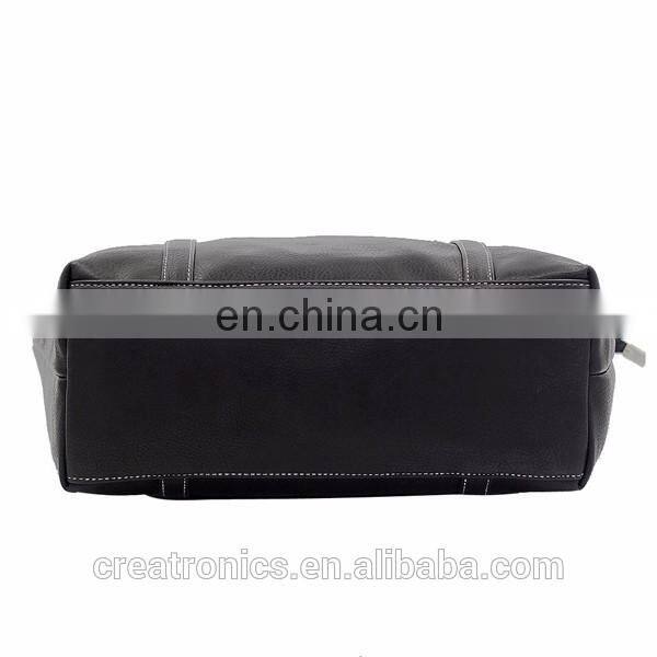 CR Hot Promotion fashion women leather PU soft handbag designer laptop bag shoulder bags women bag