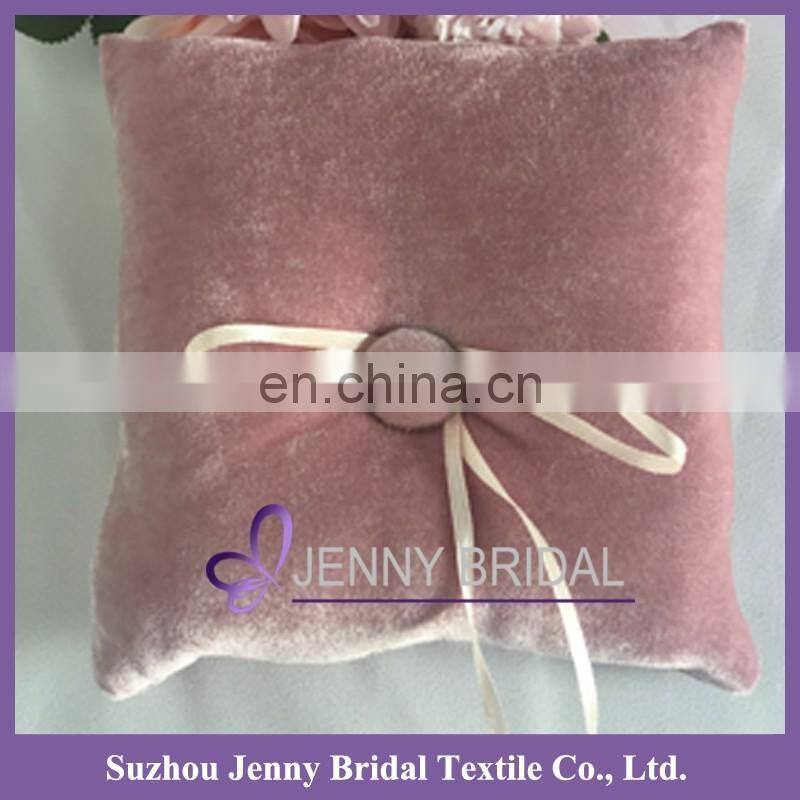 RP05 celtic ivory velvet square wedding ring cushion ring bearer pillow