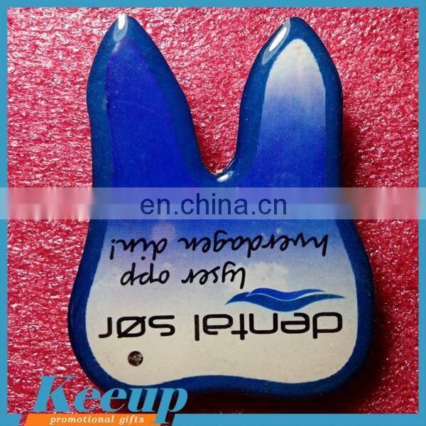 Best business gift custom shape scrolling LED flashing name badge