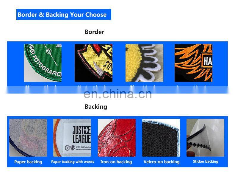 Custom Embroidered Patch,3D Embroidery Patch Eagle with American Flag Logo