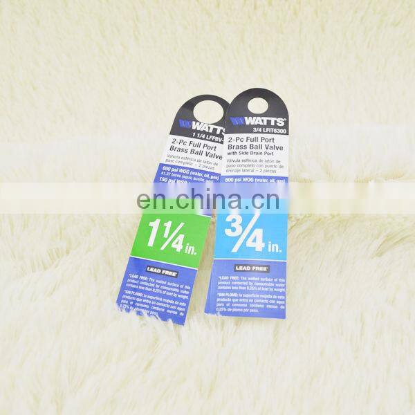 adhesive paper clothing tag