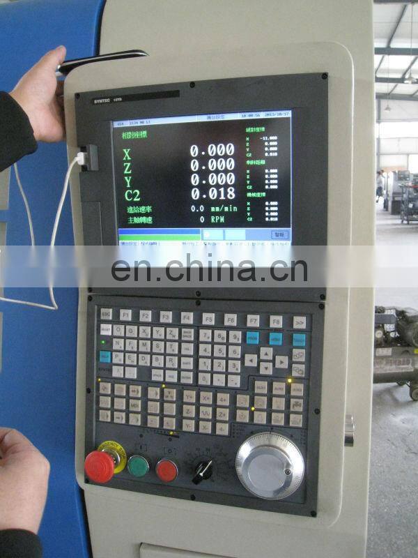 cheap slant bed metal 5 axis lathe machine cnc turning center CNC450A with high precision