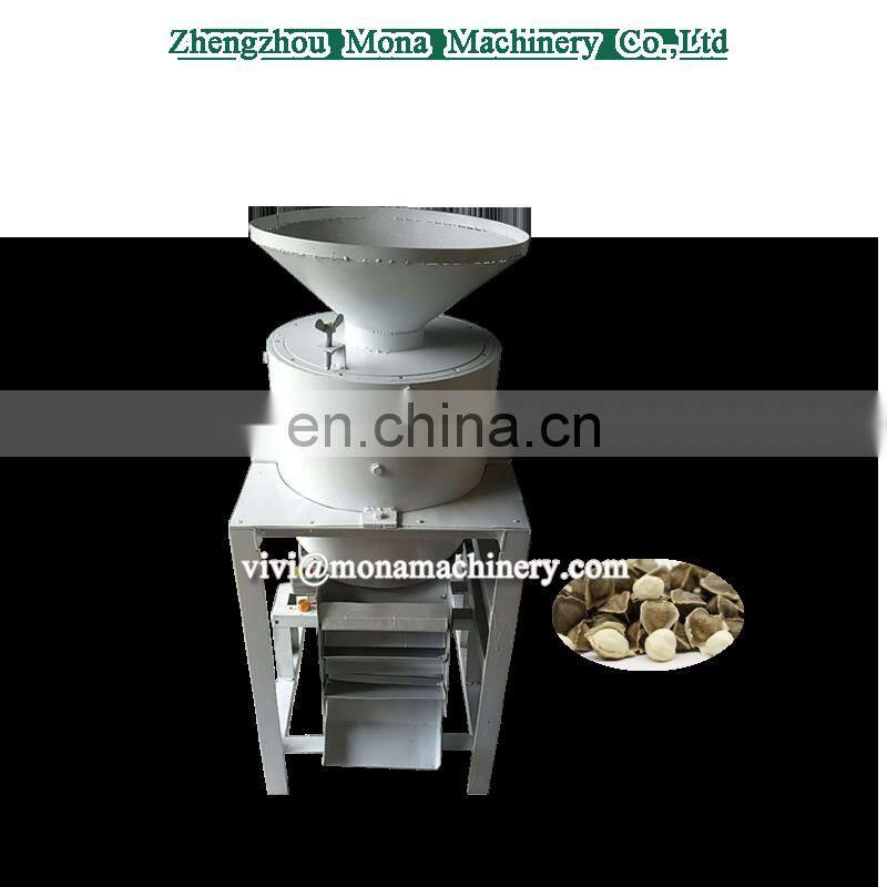 Energy efficient moringa seed dehuller machine with separating kernals and peels function