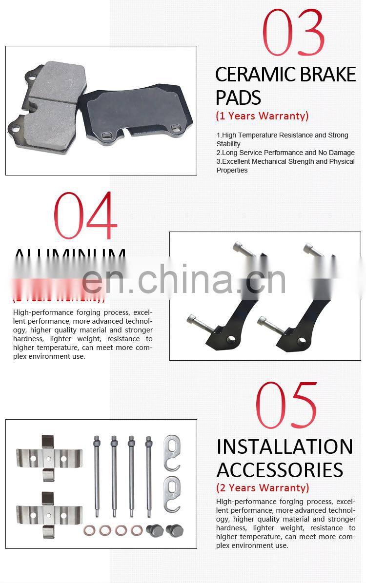 IFOB car auto 17 inch front wheel Modified Brake for HILUX 2011- 2015- brake caliper F40 4 pistons ST-01