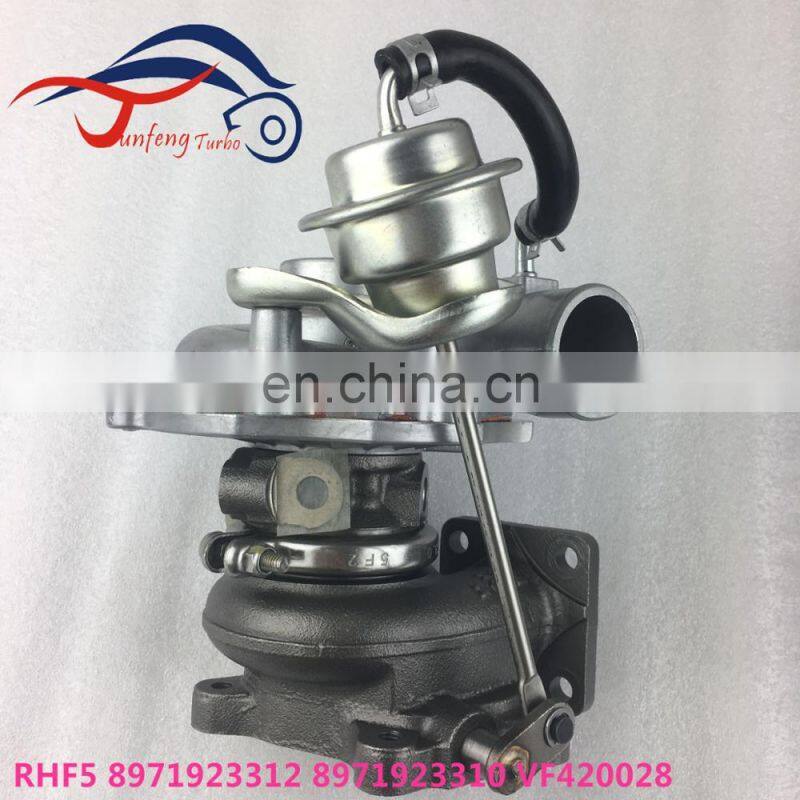 RHF4H Turbocharger 8971923312 8971923310 VF420028 4JB1 engine turbo for Isuzu NPR, Trooper with 4JB1-T Engine