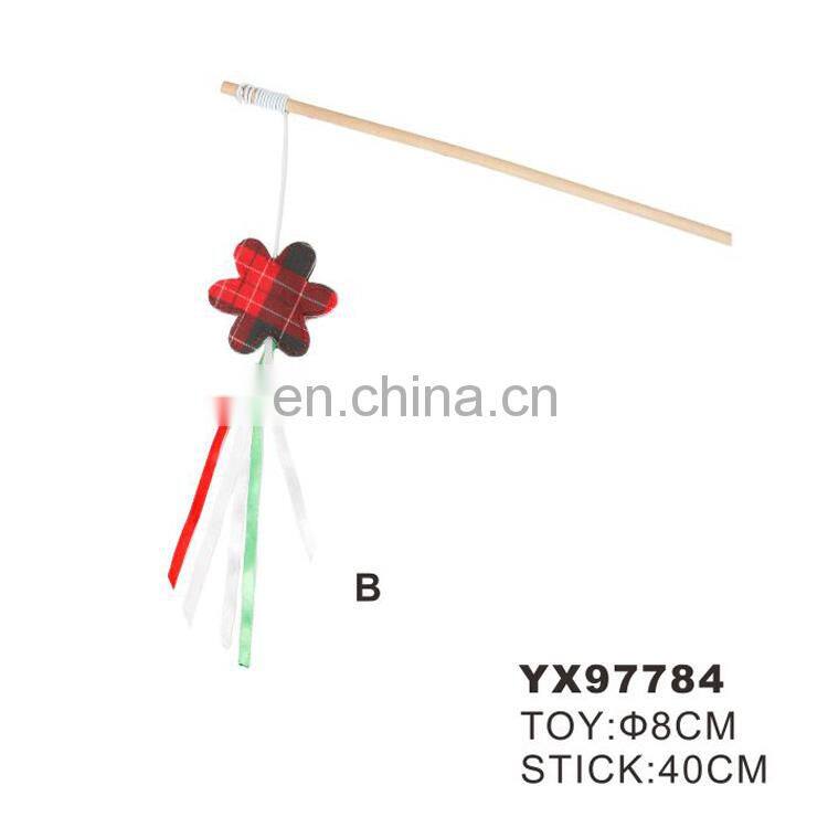Promotional funny cat toys pet accessory Cat teaser feather playing
