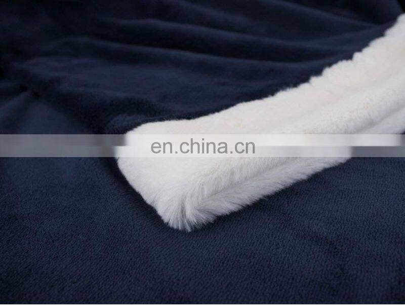 Cheap Super Soft Cozy Premium wearable electric Fleece blanket with long sleeve for Women and Men