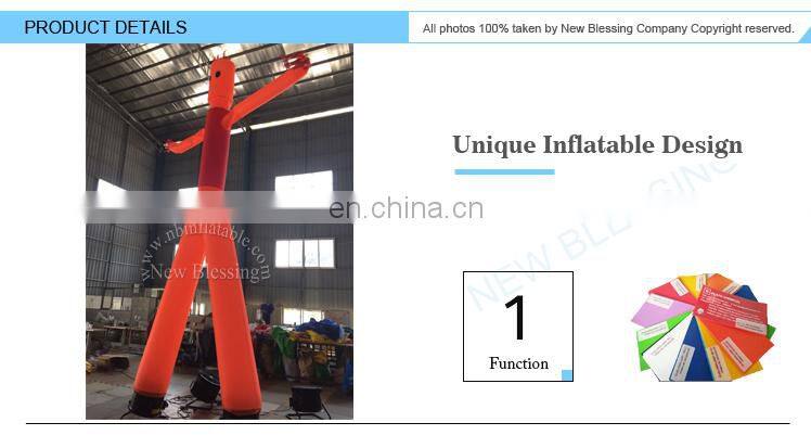 Custom colorful mini inflatable sky desktop air dancer / dancing man / air dancer with blower