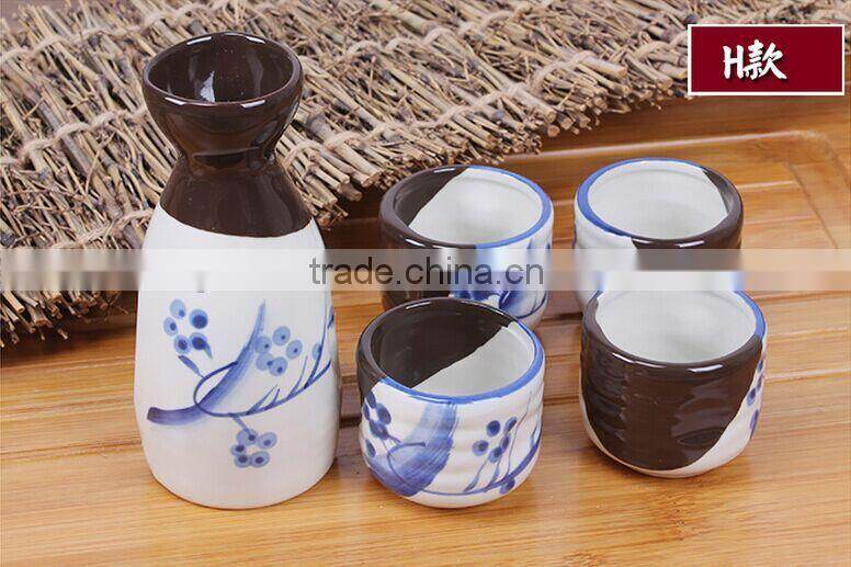 HOT!!Ceramic wine gift set wine accessories set