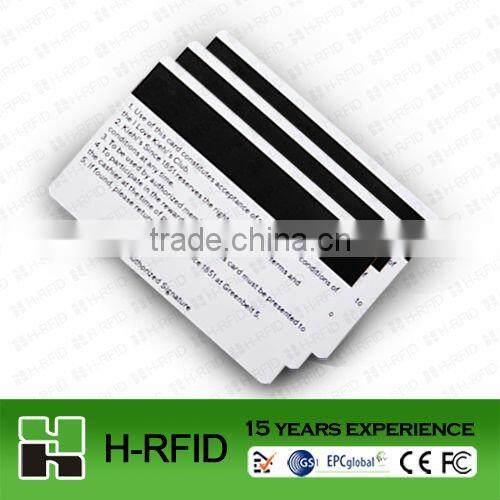 2012 China magnetic blank stripe card factory quality