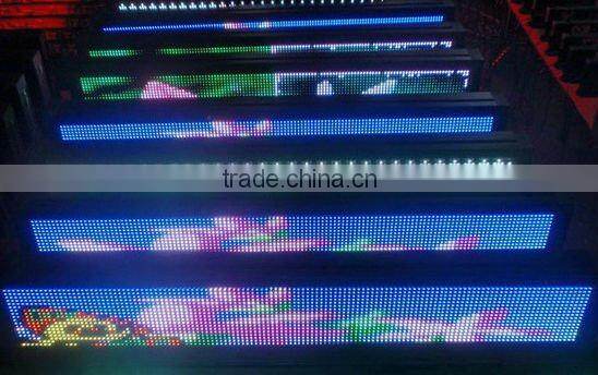 Indoor/outdoor P7.625 sinle color vivid and lively wireless led moving message display
