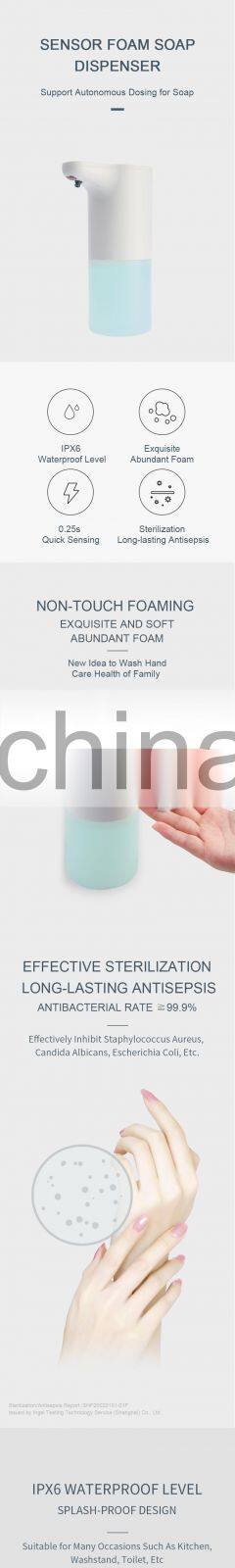 Professional automatic touchless foam hand soap dispenser bottle with high quality