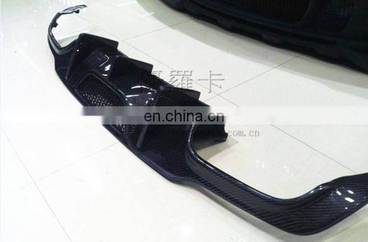 C Class Carbon Fiber rear lip spoiler Diffuser For for W204 C63 4 Door to vorsteiner Style carbon finber diffuser for C63 2012+
