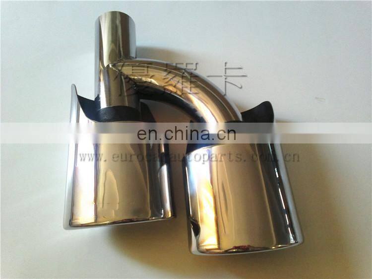 C CLASS W204 C63 stainless steel muffler metal coating round muffler exhaust pipe for C180 C200 C300 C63 muffler tip