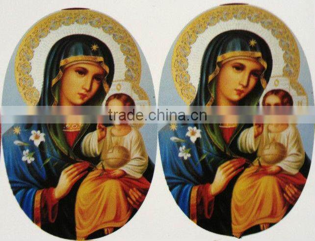 OEM 3d pictures of jesus christ print label sticker