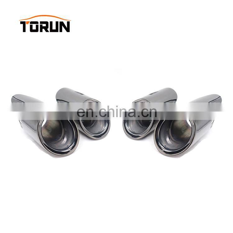 High performance exhaust pipe for porsche macan cayenne macan 3.0 chroming black
