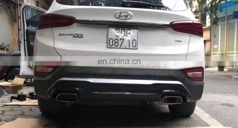 rear diffuser rear bumper kit for hyundai santa fe 2019-2021
