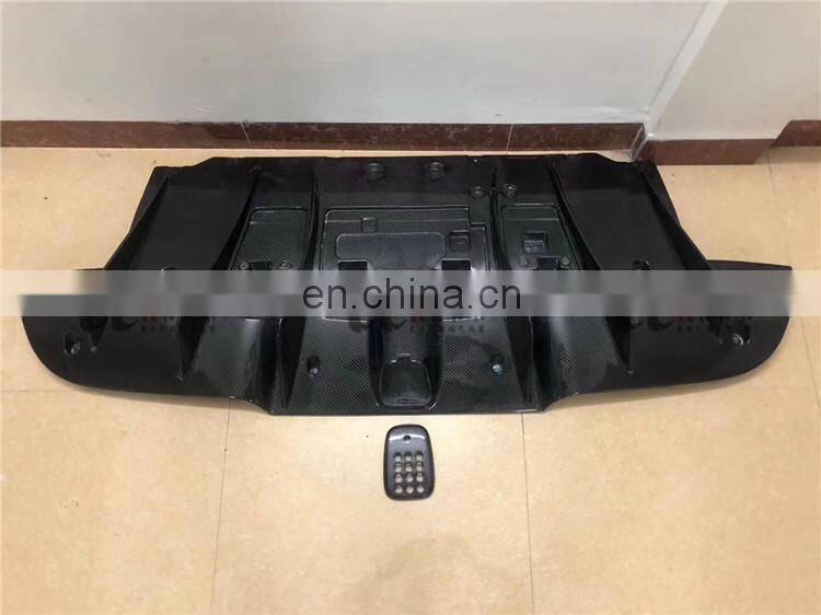 Beautiful carbon fiber material body kit for Ferrari 488 GTB in novitec style front lip rear lip side skirts fender wing spoiler