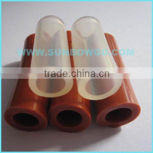FDA approval ID 12* OD 14mm transparent Extruded silicone rubber tubings