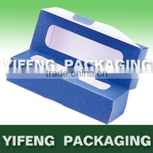 wholesale custom luxury standad eco-friendly with pvc window tableset, cutlery packaging box