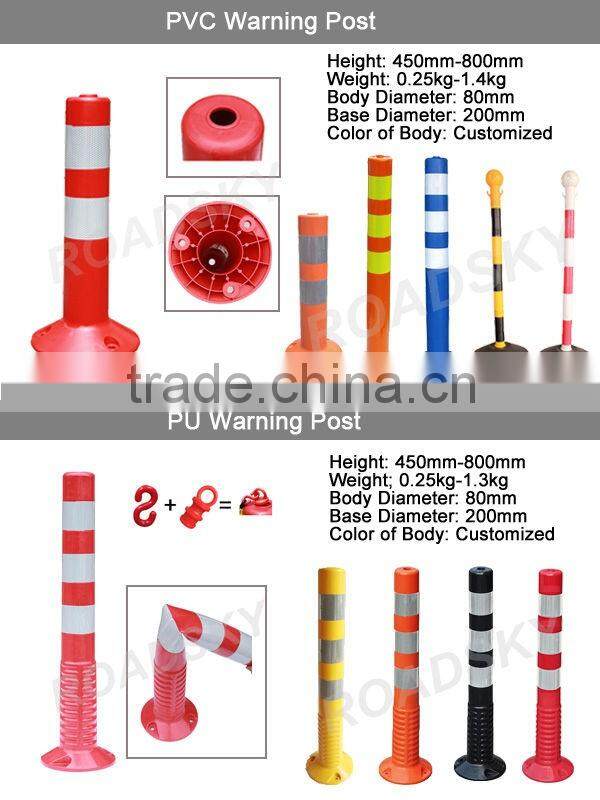 Driveway Construction Safety High Brightness Flexible Delineator Post