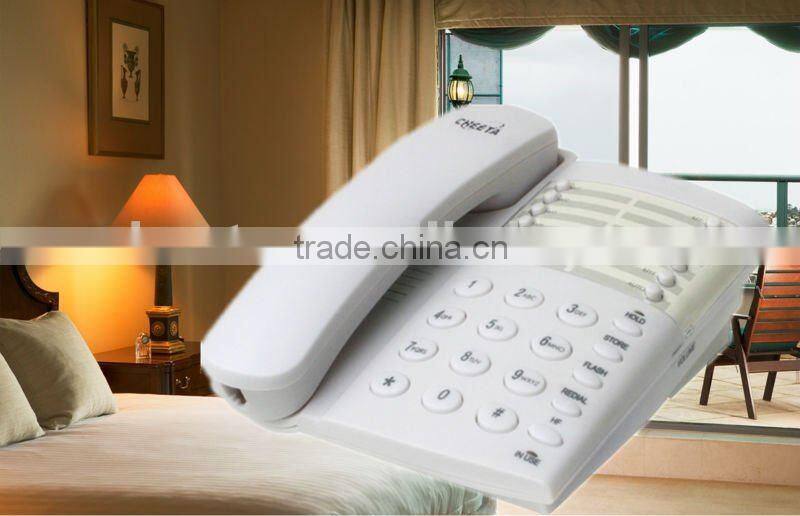 Black one-touch memory telephone for office or home