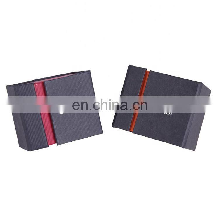 luxury folding ring jewelry bracelet packing earring packaging brown kraft paper box