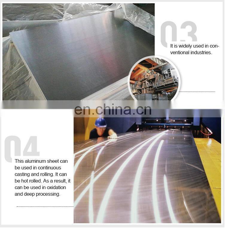 Hot Rolled Alloy 2mm 4mm 6mm Thickness 6061 6063 7075 T6 Aluminum Sheet Plate
