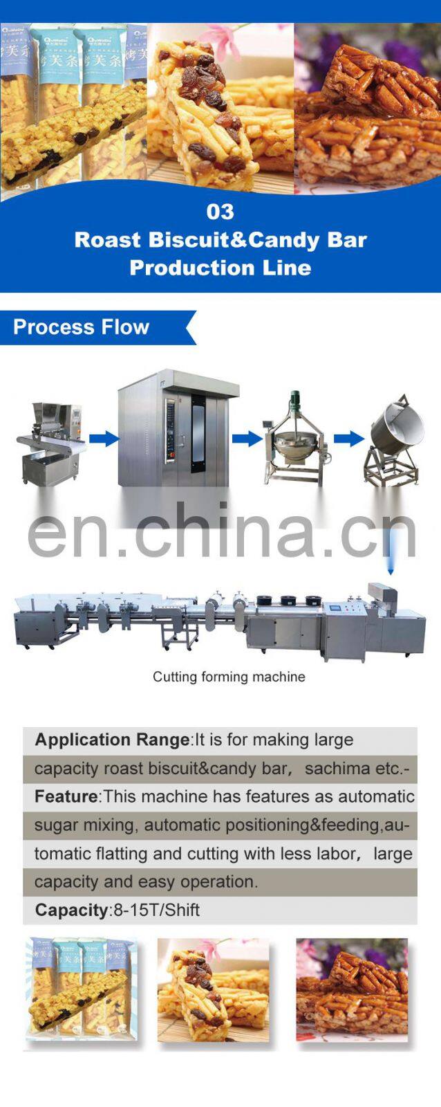 Nut bar making machine  / cereal bar forming cutting machine / cereal bars cutting machine