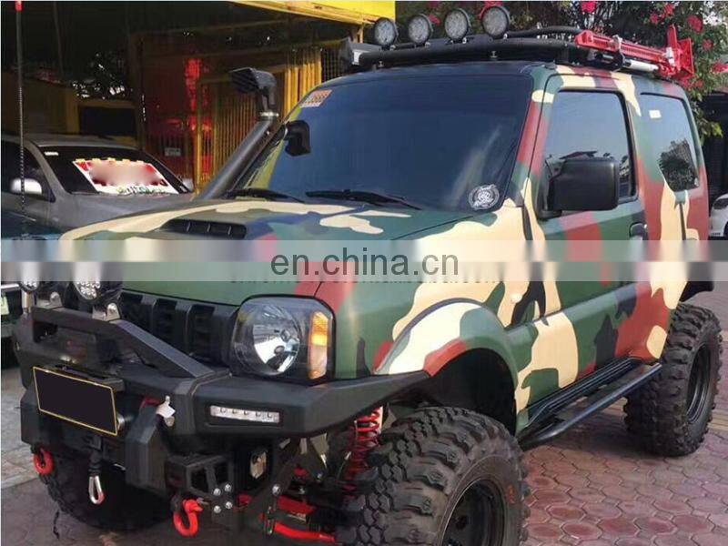 Japanese car accessories front bumper bar with fog lamp for Suzuki Jimny bull bar parts