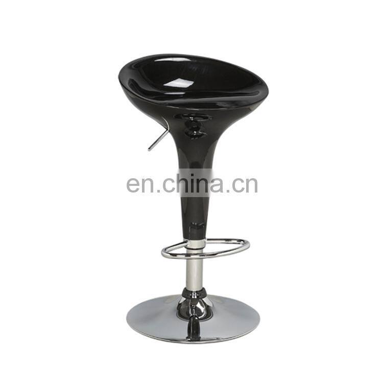 New Style ABS Plastic Bar Stool High Chair For Bar Counter And Kitchen Room