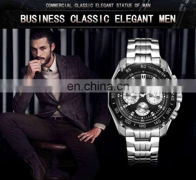 CURREN 8077 Men Quartz Luxury Chronograph Stainless Steelwatches Casual Water Resistant Army Watches Relogio Masculino