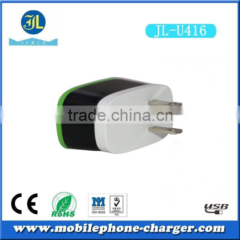 USB Wall charger 5v 1000mA 2 USB Charger Ports 2.1A smartphone