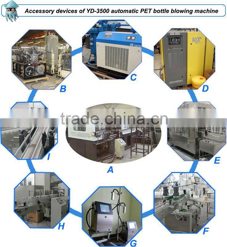 3500 bottles per hour automatic pet bottle blowing machine