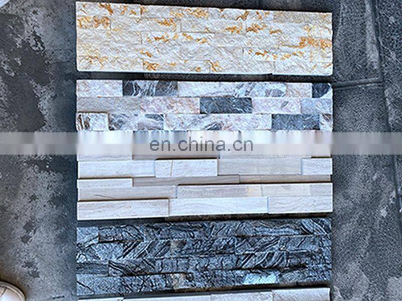 decorative exterior wall culture stone marble cladding slate covering classic wall tiles finish in black spanish