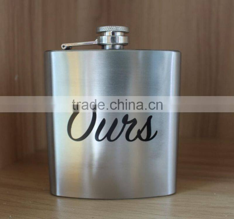 Man wisky stainless steel hip flask 12oz hip flask