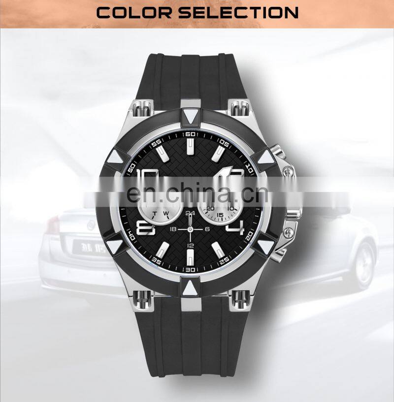 Blue Your Own Brand Sport Watches Custom Logo Watches High End Men Watch