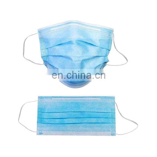factory 3ply non-woven disposable medical face mask with ear loop