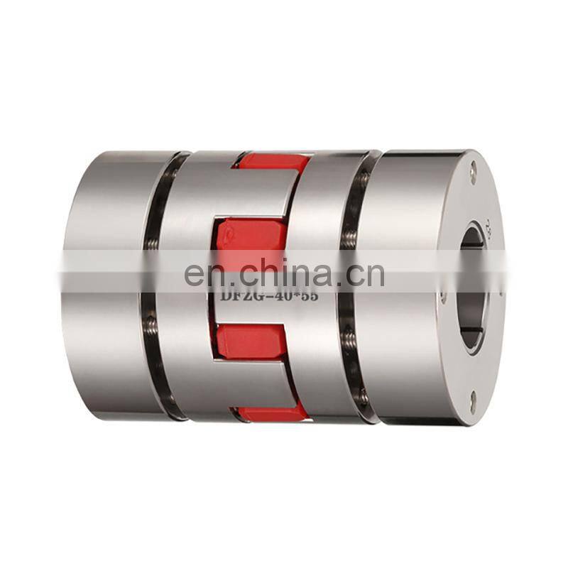 DFZG Stainless Steel Plum Flower Locking Assemblies Flexible Shaft Coupling Series Spider Jaw Coupling