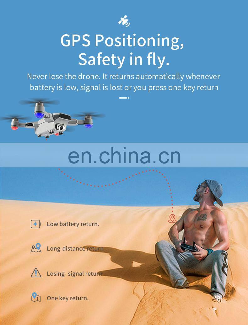 New Trend JJRC X16 6K Camera Gray Optical Flow Brushless RC Drone Quadcopter GPS Foldable 25Mins Profesional UFO for hobby