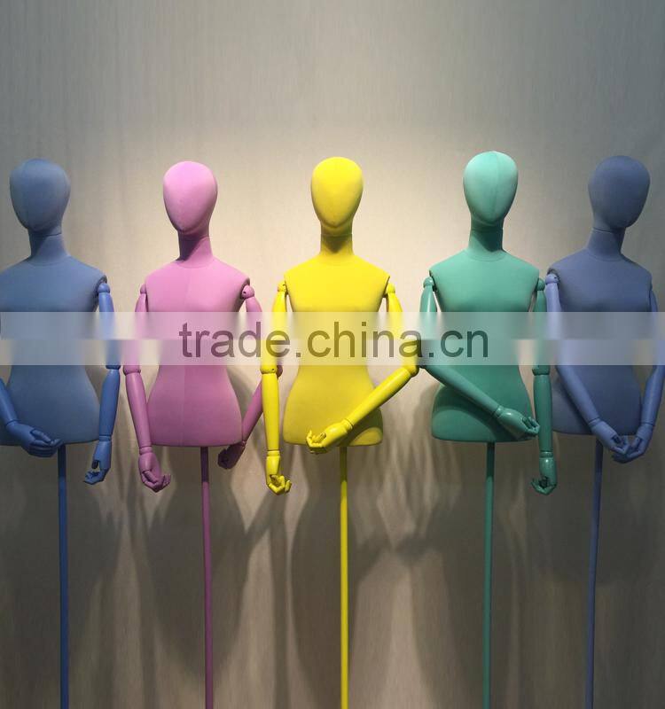 window display female torso mannequin