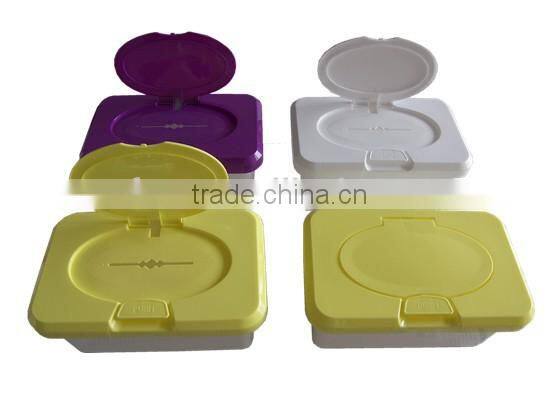 plastic baby wet wipes box, Recyclable PE container